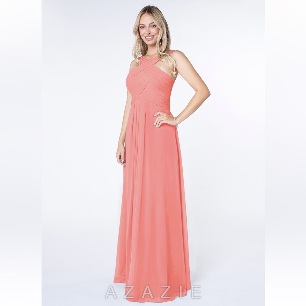 AZAZIE Kayleigh bridesmaid dress- coral